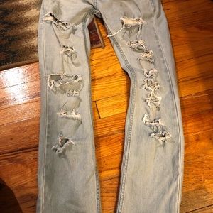 Pacsun, Ripped skinny jeans, size 28x 30